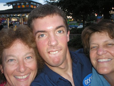 20060714a Burnham Campbell Mantey Trip Rainforest Cafe - Downtown Disney Florida