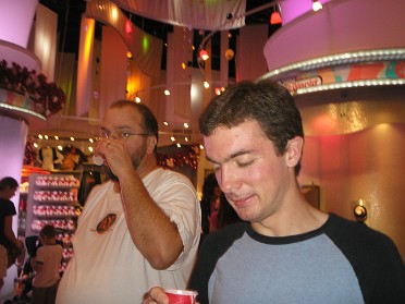 20061223f Burnham Trip Dan Disney Epcot Florida