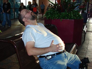 20070209a Burnham Trip Camera Exercise Disney Epcot Entrance Florida