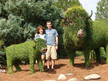 20070520a Burnham Trip Holiday Dan Delayed Mother's Day Breakfast Disney Wilderness Lodge Florida