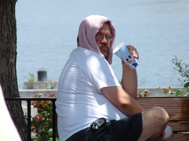 20070520b Burnham Trip Dan Disney Epcot Florida