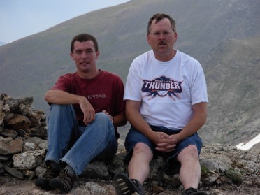 20080802b Blair Burnham Work Dan USGS Blair Visit Rocky Mountain National Park Colorado