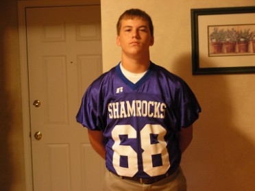 20080829a Blair School Sports Football Justin Jersey