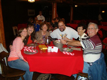 20081121b Boblenz Burnham Campbell Mantey Trip Disney Hoop-Dee-Doo Musical Revue Florida
