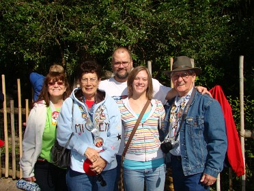 20081122a Boblenz Burnham Campbell Mantey Trip Disney Animal Kingdom Florida