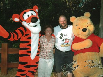 20090124b Burnham Trip Hangin' At Disney Magic Kingdom With Pooh Florida