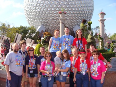 20090326a Boblenz Burnham Campbell Mantey McMahan Woods Trip Disney Epcot Hidden Mickey Hunt Florida