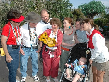 20090327d Boblenz Burnham Campbell Mantey McMahan Woods Trip Disney Animal Kingdom Florida
