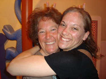 20090329b Burnham Campbell Trip Disney Hollywood Studios Downtown DIsney T-Rex Florida