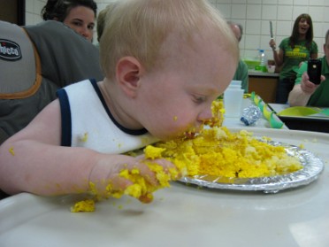 20090425a Boblenz Longo Mantey McMahan Woods Birthday Party Peyton 1st