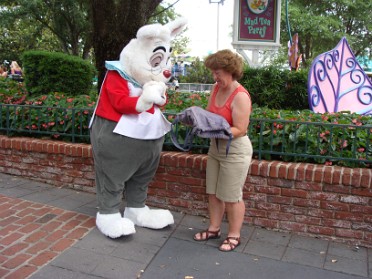 20090430b Burnham Trip Vicki Disney Magic Kingdom Day Off Florida