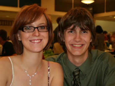 20090430d Mantey Woods High School Joel Chelsea National Honor Society