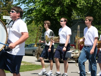 20090517b Mantey McMahan School Marching Band Joel Memorial Day Parade