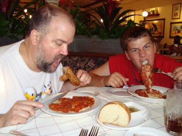 20090601b Blair Burnham Trip Justin Visiting Disney Magic Kingdom Florida