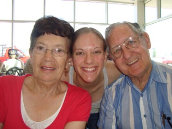 20090801b Boblenz Burnham Campbell Mantey Ohio Visiting Meijer Visiting Ohio