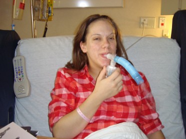 20091102b Campbell Trip Newborn Lily Renee Momma Breathing Treatment At Troy Michigan