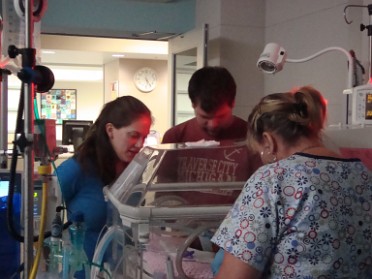 20091105c Campbell Trip Newborn Lily Renee Feeding Lily Michigan