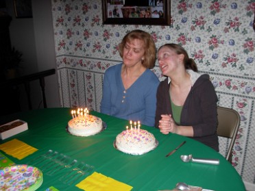 20100123b Baldwin Blair Burnham Campbell Birthdays Party Pam 54th Jamie 23rd Michigan