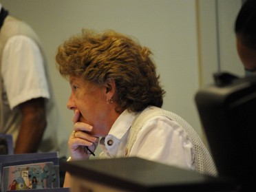 20100407a Burnham Trip Work Vicki Disney Hollywood Studios Wednesday Night Florida