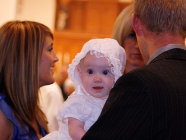20101024a Boblenz Longo Mantey McMahan Church Morgan's Baptism