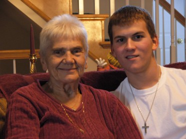 20101027a Blair Burnham Birthday Irene 77th House Ridge Court New Hudson Michigan