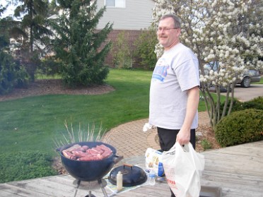 20110508a Baldwin Blair Campbell Richardson Pets Holiday Mother's Day House Ridge Court New Hudson Michigan