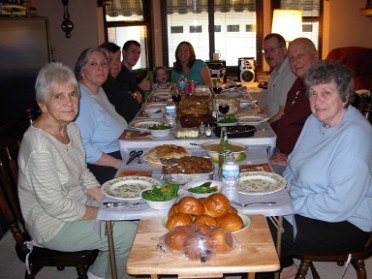 20111124a Baldwin Belan Blair Burnham Campbell Holiday Thanksgiving House Shannon Sterling Heights Michigan