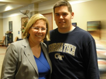 20120330a Blair School Sports Fundraiser Fashion Show Pam Justin