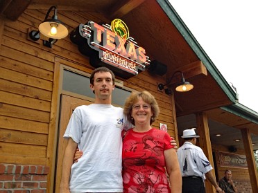 20120514a Burnham Trip Dinner Texas Roadhouse