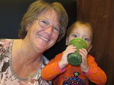 20121030a Burnham Campbell Trip Birthday Lily 3rd Breakfast Michigan