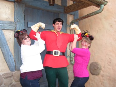 20130328a Burnham Mantey Trip Disney Magic Kingdom Dinner At Beast's Castle Florida