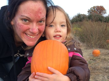 20131030a Bourland Burnham Campbell Trip Holiday Halloween Pumpkin Patch Birthday Lily 4th Big Red Orchard Washington Michigan