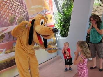 20140621a Campbell Trip Disney Epcot Pluto Florida