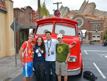 20150519e Burnham Trip Dan Friends Western US Disney Formals California