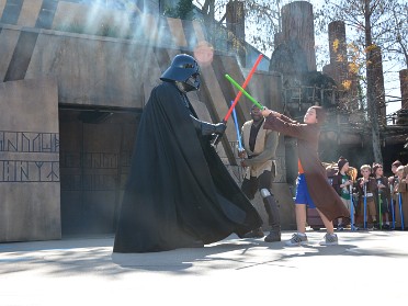 20160216c Bourland Burnham Campbell Trip Disney Hollywood Studios Jedi Training Florida