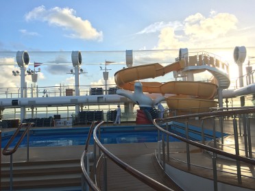 20170707a Burnham Trip 3rd Cruise Disney Fantasy Day 10 Disney Fantasy Cruise Sunrise Caribbean Sea