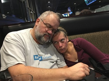 20171102a Bourland Burnham Campbell Trip Black Rock Bar Grill Utica Michigan