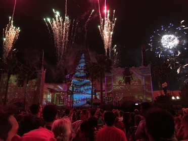 20171111d Burnham Trip Holiday Christmas Disney Hollywood Studios Jingle Bell Jingle Bam Firewords Florida