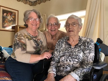 20190203a Boblenz Burnham Campbell Trip Irene House Clearing Michigan Ohio