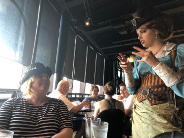 20190910e Burnham Mantey Szandzik Trip Toothsome Chocolate Emporium Universal CityWalk Orlando Florida