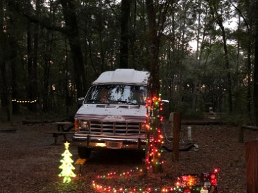 20191223a Burnham Trip Camping 1993 Dodge Camper Van Busy Bee Suwannee River State Park Live Oak Florida