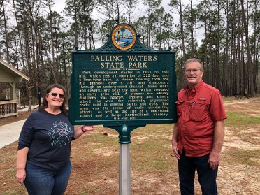 20191228a Burnham Mantey Trip Camping Falling Waters State Park Chipley Florida