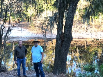 20200102c Burnham Mantey Trip Stephen Foster Culture Center State Park Florida
