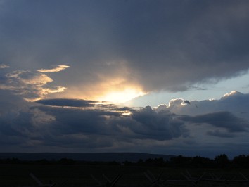 20200823c Burnham Gettysburg Battlefield Evening
