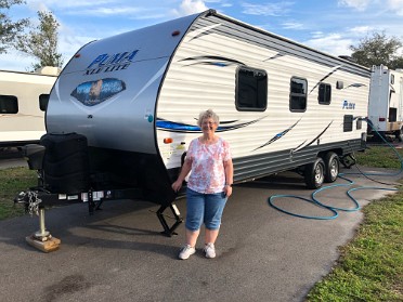 20210210a Burnham Vehicle New Camping 2019 Forest River Palomino Puma 23FBC Trailer Purchase