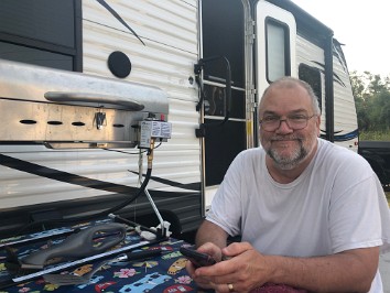 20210424a Burnham Camping Trip Clerbrook Golf RV Resort Site 433 Lakeridge Winery Clermont Florida