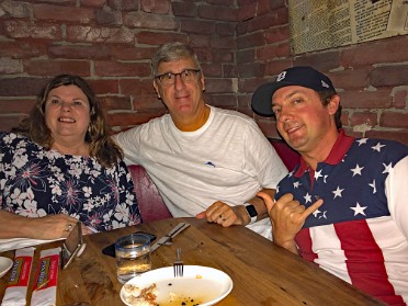 20210704b Burnham Szandzik Dinner Trip Enzo's Hideaway Disney Springs Florida