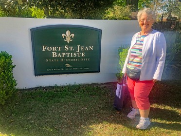 20220409b Burnham Camping Trip Fort Saint Jean Baptiste Visitor Center Natchitoches Louisiana