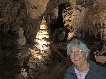 20220417c02 Burnham Camping Trip The Cave Start Of Big Room To Lions Tail Carlsbad Caverns National Park New Mexico
