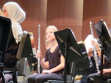 20220511a Campbell School Band Concert Lily 7th Grade Rochester Hills Michigan